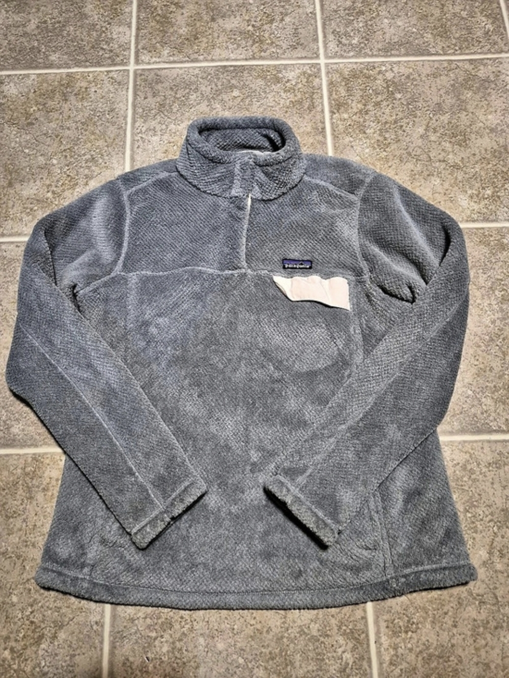 Patagonia Los Gatos Hoody or Snap-Pullover Gray Fleece Pullover Size XL